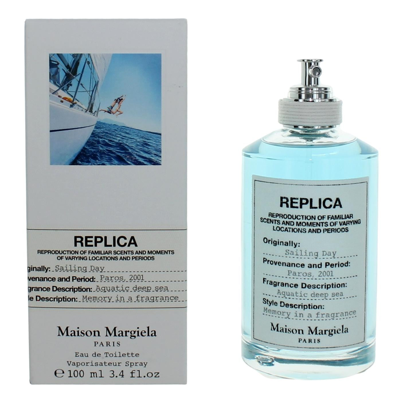 Maison Margiela Replica Sailing Day EDT fragrance bottle