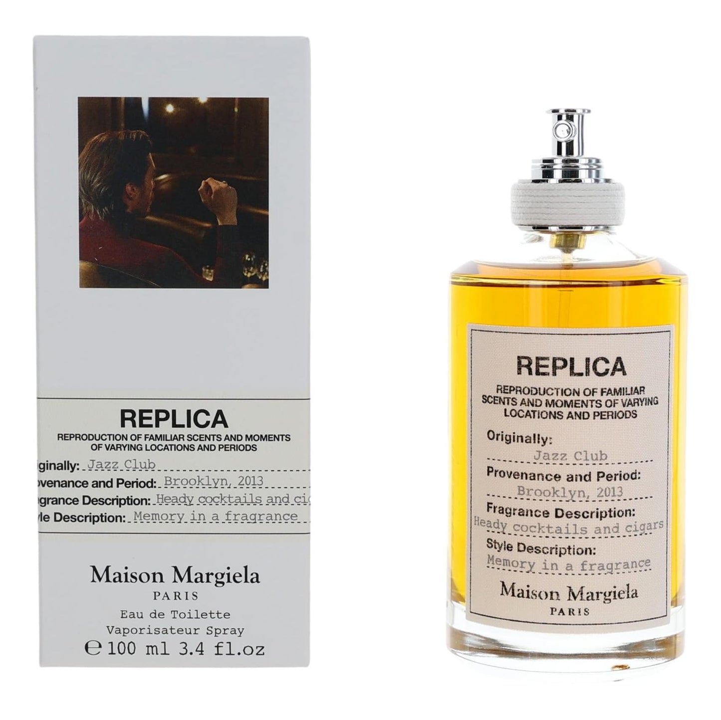 Maison Margiela Replica Jazz Club EDT fragrance bottle
